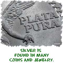 Silver is a precious transition metal.