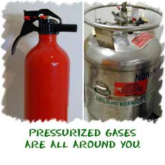 Pressurized gases are all around you